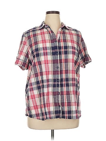 White Stag Short Sleeve Button-Down Shirt (view 1)