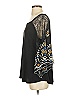 Akemi + Kin 100% Rayon Black 3/4 Sleeve Blouse Size M - photo 5