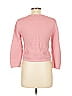 Catherine Malandrino 100% Nylon Pink Cardigan Size L - photo 2
