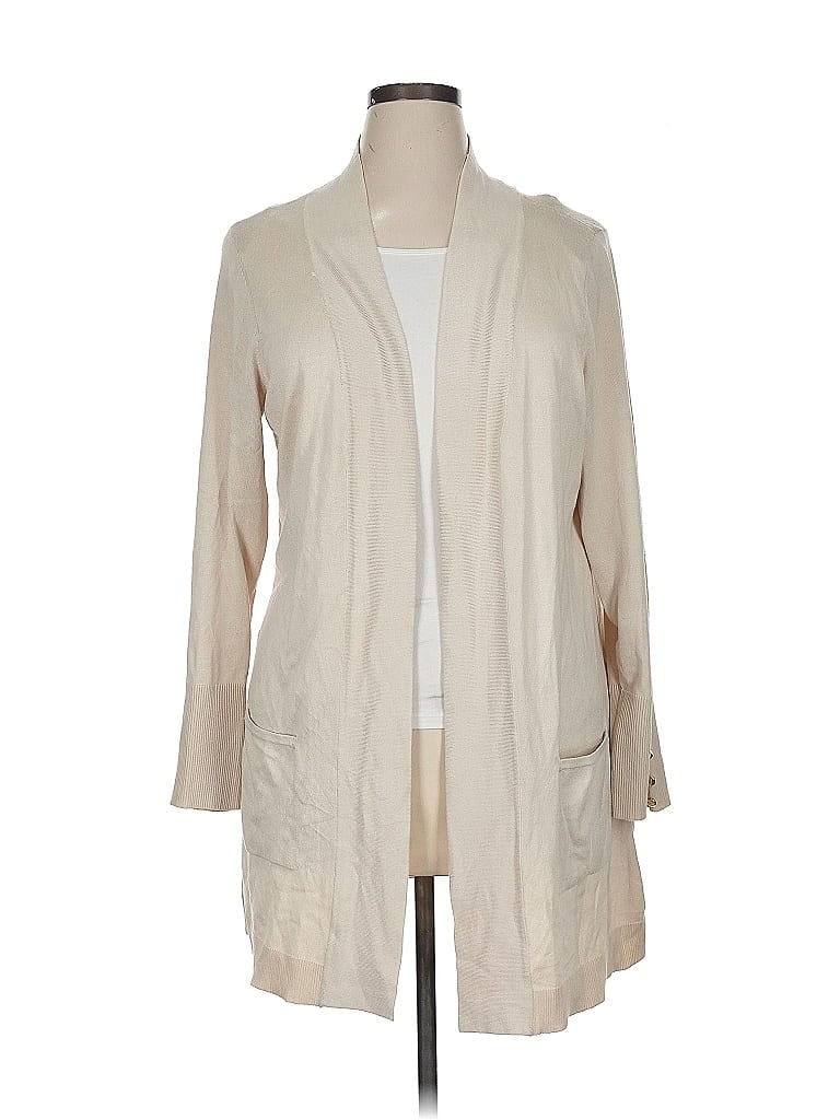 JM Collection Tan Cardigan Size XL - photo 1
