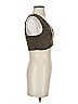 Olivaceous Solid Green Brown Tank Top Size S - photo 4
