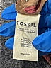 Fossil 100% Silk Print Brown Long Sleeve Silk Top Size XS - photo 8