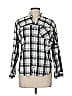 Patagonia 100% Organic Cotton Plaid Gray Long Sleeve Button-Down Shirt Size 6 - photo 1
