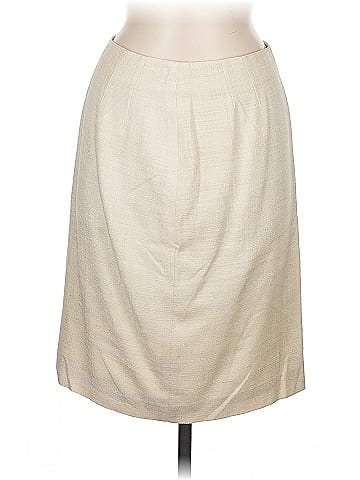 Linda Allard Ellen Tracy Silk Skirt (view 1)