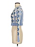 LoveShackFancy Argyle Blue Pullover Sweater Size M - photo 5
