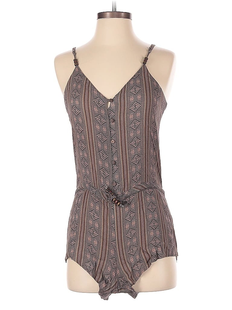 Pre-owned Chaser Romper In Brown