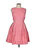 Gap 100% Cotton Solid Pink Cocktail Dress Size 6 - photo 1