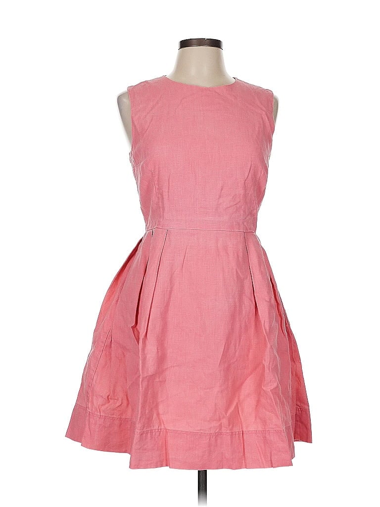 Gap 100% Cotton Solid Pink Cocktail Dress Size 6 - photo 1