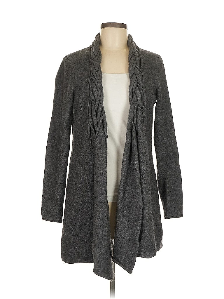 Sofia Cashmere Gray Cardigan Size M - photo 1