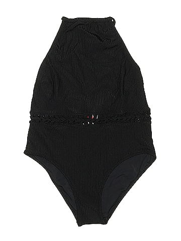 Solid & Striped One Piece Swimsuit (view 1)
