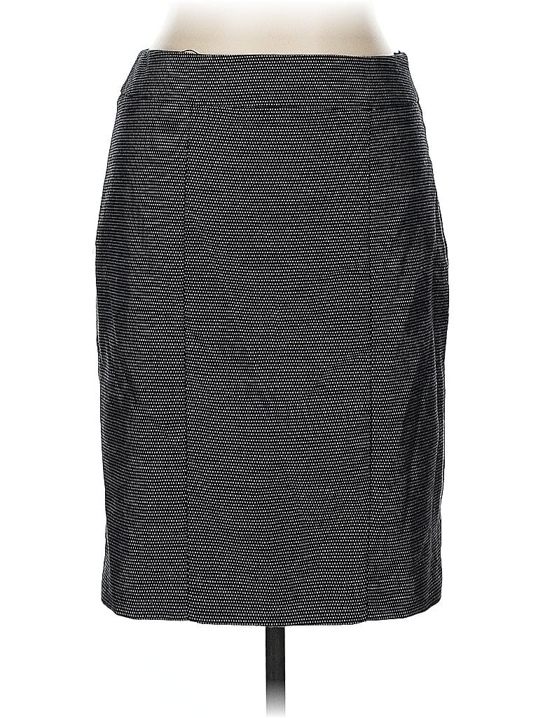 Pre-owned White House Black Market Formal Skirt In Gray