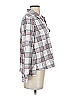 Soft Joie Plaid Ivory Silver Long Sleeve Blouse Size XS - photo 4
