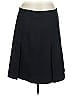 Akris Punto 100% Baumwolle Solid Black Casual Skirt Size 12 - photo 1