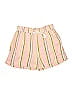Xirena 100% Cotton Stripes Pink Shorts Size M - photo 1