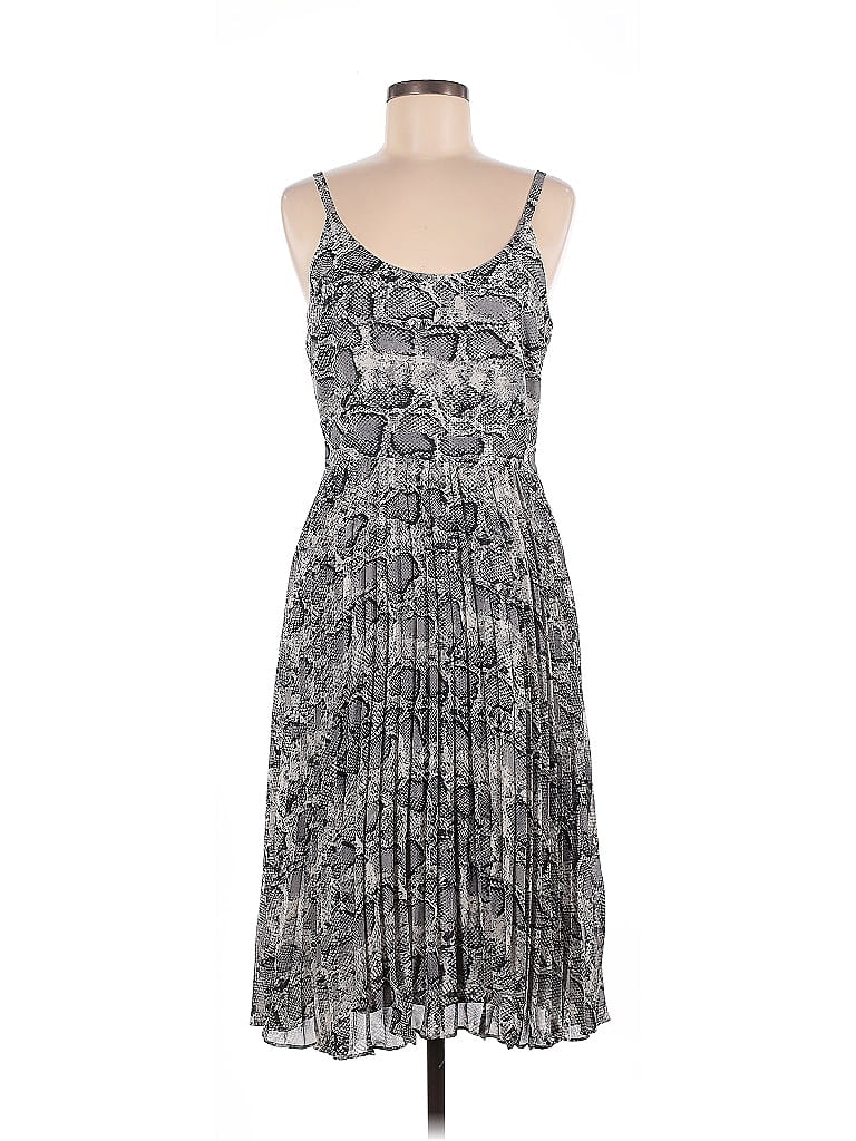 Gilli 100% Polyester Tweed Gray Casual Dress Size M - photo 1