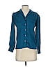 Bethany Teal Long Sleeve Blouse Size 3 - photo 1