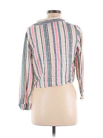 Solid & Striped Long Sleeve Blouse (view 2)