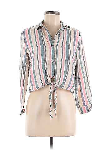 Solid & Striped Long Sleeve Blouse (view 1)