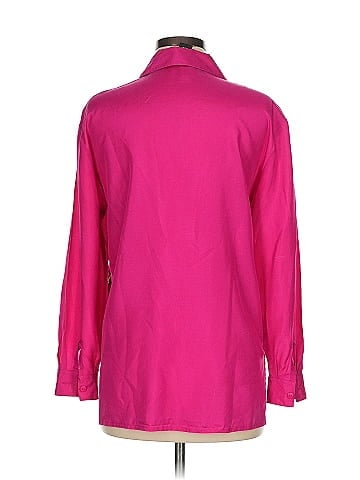 Laura & Jayne Long Sleeve Silk Top (view 2)