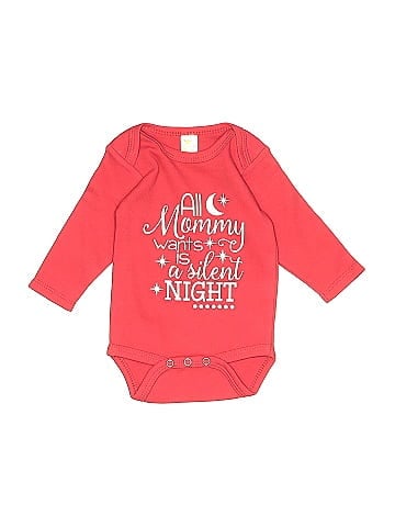 Laughing Bear Long Sleeve Onesie (view 1)