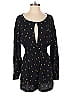 Free People Hearts Black Romper Size S - photo 1