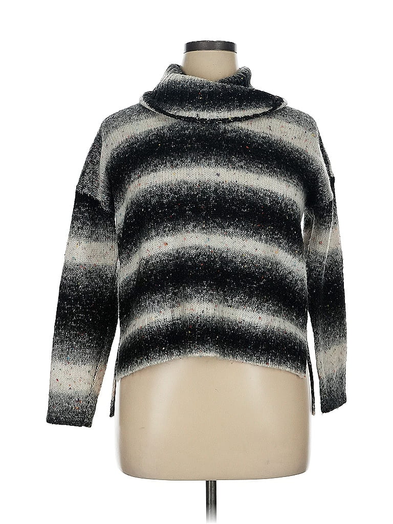 DESIGN HISTORY Pre-owned Turtleneck Sweater In Silver