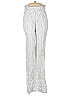 Socapri 100% Cotton Stripes Silver White Casual Pants Size EU (IT) 40 / US 4 - photo 1