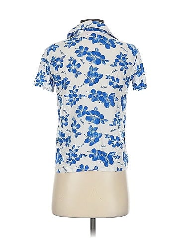 Solid & Striped Short Sleeve Blouse (view 2)