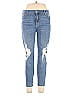 Kendall & Kylie Hearts Blue Jeans Size 13 - photo 1