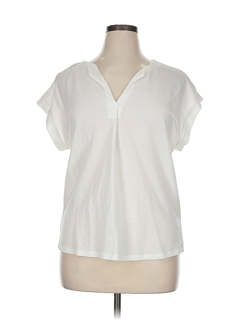 Bobeau Ivory Short Sleeve T-Shirt Size XL - photo 1