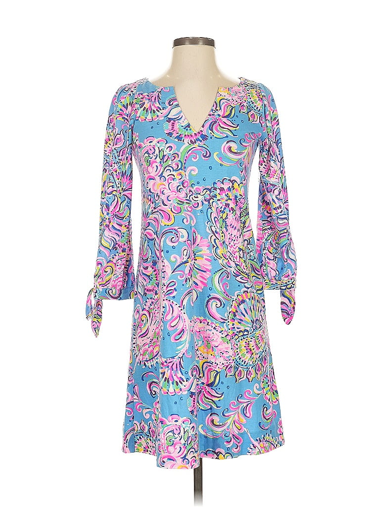 Dress Casual Maxi By Lilly Pulitzer In Blue, Size: Xs