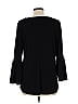 Ann Taylor Factory Black 3/4 Sleeve Top Size L - photo 2