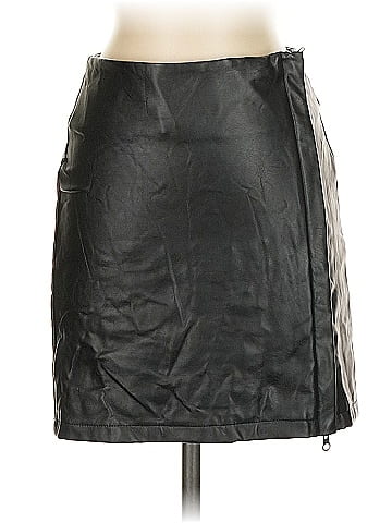 Akira Faux Leather Skirt (view 1)