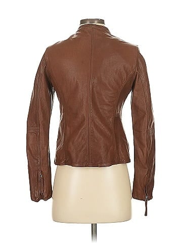Ecru Faux Leather Jacket (view 2)