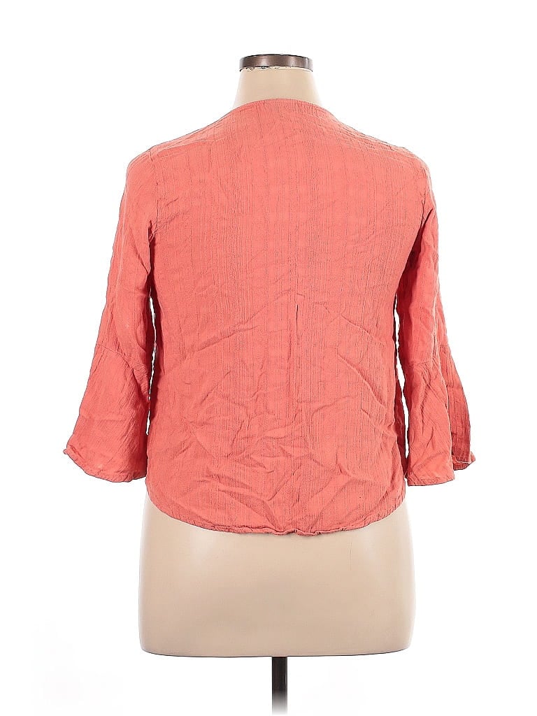 Pre-owned Torrid 3/4 Sleeve Blouse In Orange