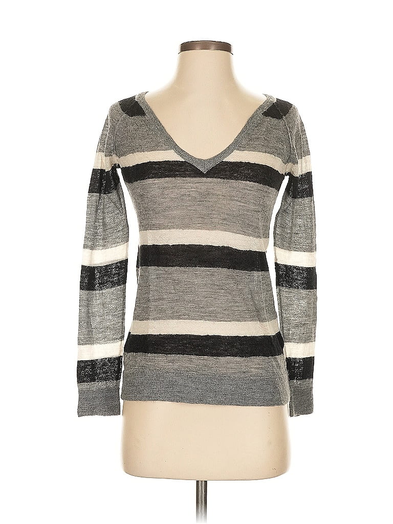 Pre-owned Joie Wool Pullover Sweater In Gray
