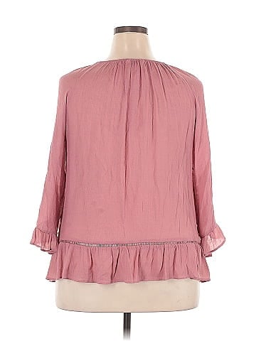 Counterparts 3/4 Sleeve Blouse (view 2)