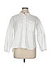 Sundry Solid White 3/4 Sleeve Button-Down Shirt Size XL - photo 1