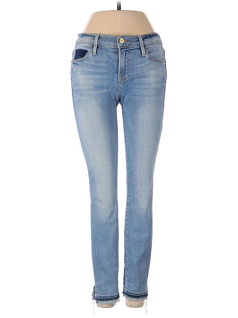 FRAME Denim Hearts Blue Jeans Size 25 waist - photo 1
