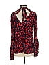 Derek Lam Collective 100% Polyester Red Long Sleeve Blouse Size EU (IT) 40 / US 4 - photo 2