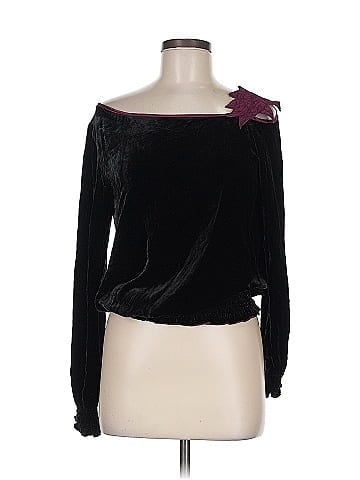 MANYUS Long Sleeve Silk Top (view 1)