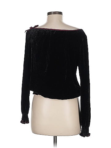 MANYUS Long Sleeve Silk Top (view 2)