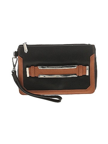 Journee Collection Leather Wristlet (view 1)