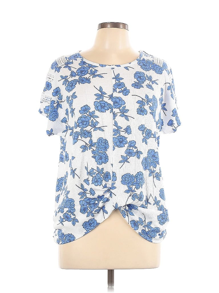 Pre-owned Como Blu Short Sleeve T-shirt In Blue