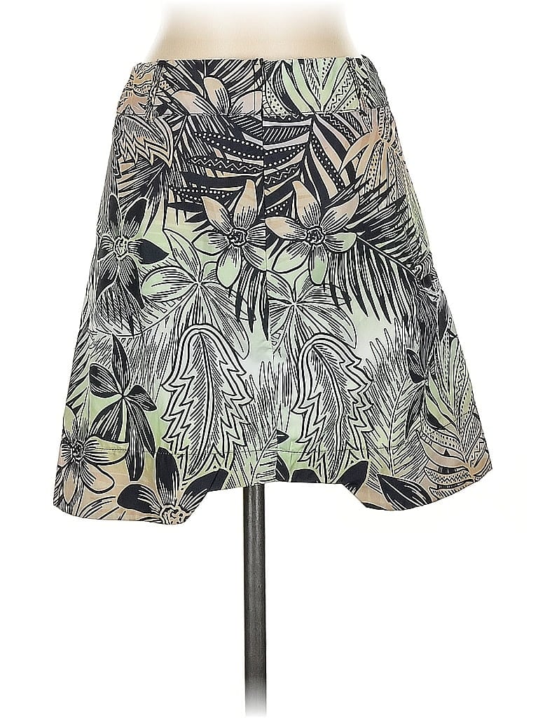 Koral 100% Polyester Tropical Green Casual Skirt Size S - photo 1