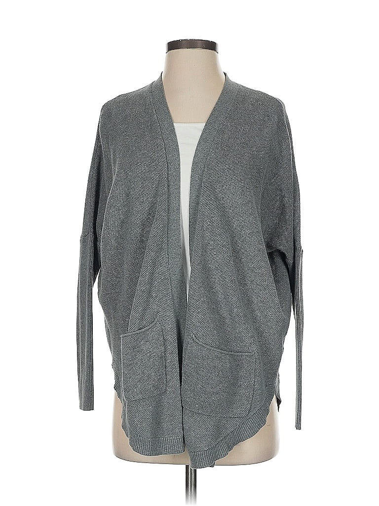 Pre-owned Express Cardigan Sweater In Gray