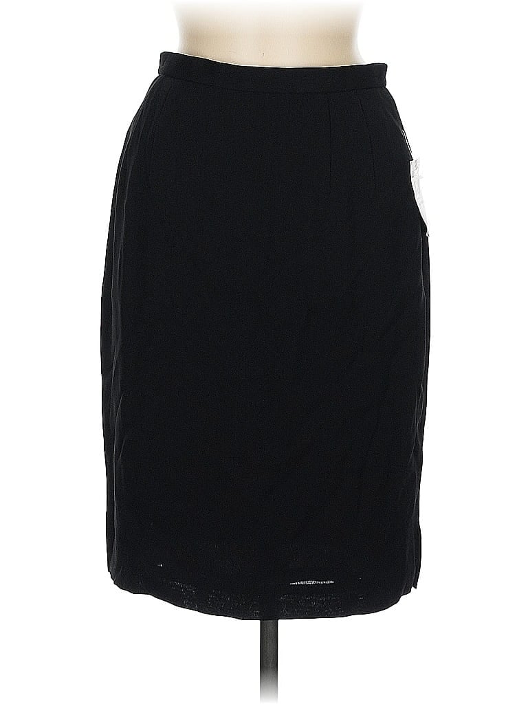 Pre-owned Due Per Due Formal Skirt In Black
