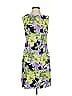 Chadwicks Print Green Cocktail Dress Size 4 - photo 1