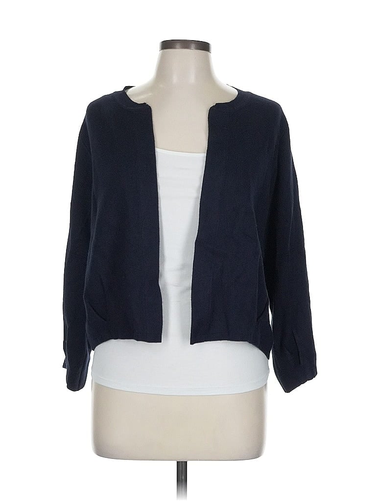 T Tahari Cardigan Sweater In Blue