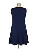En Focus Studio Solid Blue Casual Dress Size 14 - photo 2